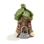 Cottage with leaves
