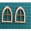 Csúcsos ablakok (2 db)