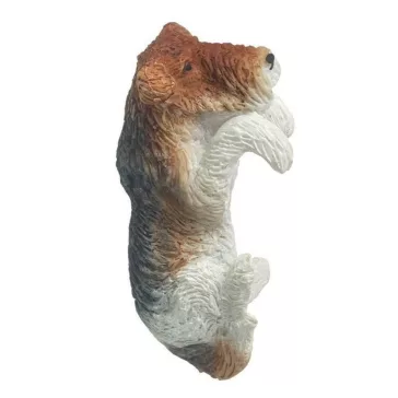 Pot-hanging dog figurine
