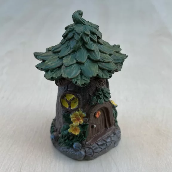 Miniature cottage for fairy garden