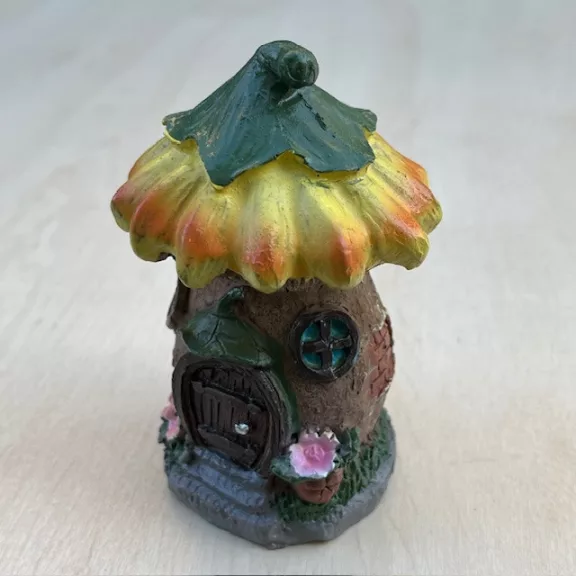 Miniature cottage for fairy garden