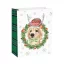 Giftbag with Crhistmas pattern