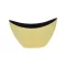 Boat shaped planter yellow 20x12x9cm