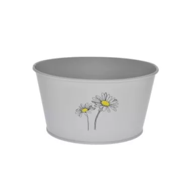 Metal planter 19,5x15x10 cm