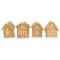 Gingerbread house with LED lights (1pc)