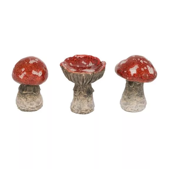 Ceramic mushrooms figurine (1pcs) Ceramic mushrooms figurine (1pcs)