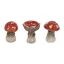 Ceramic mushrooms figurine (1pcs)