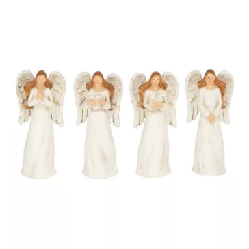 Angel with bird or heart 2,2x1,8x5,4 cm (1pcs)