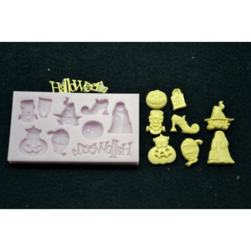 Halloween szilikon mintázó