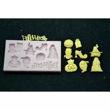 Halloween szilikon mintázó