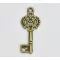 Metal key decoration