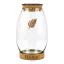 Glass plant terrarium with cork 28cm