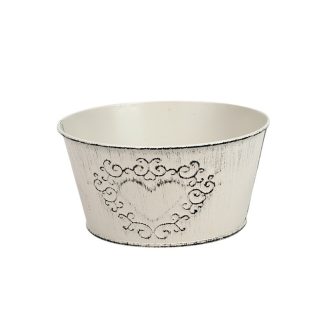 Tin round pot 15cm