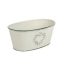 Tin oval pot 20.5cm
