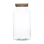 Glass plant terrarium with cork 38cm