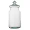 Glass jar vase 32 cm