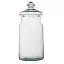 Glass jar vase 32 cm