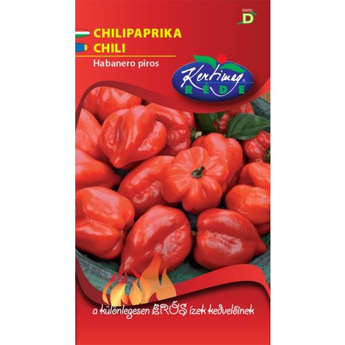 Chilipaprika Habanero piros
