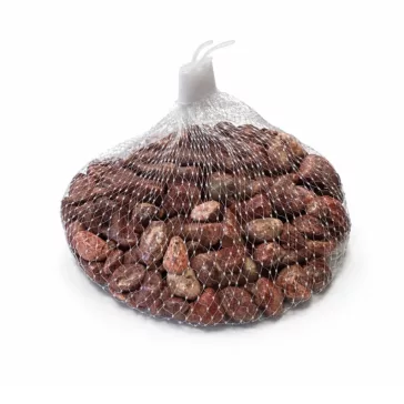 Decorative pebbles 500g red