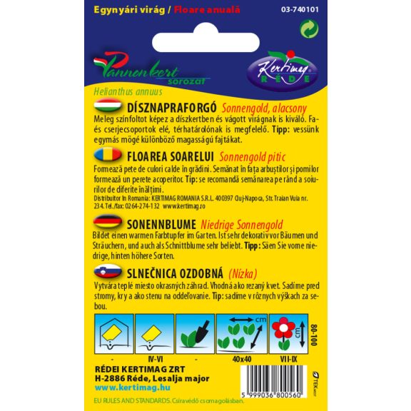 Ornamental sunflower seeds 2g