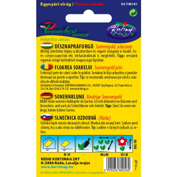 Ornamental sunflower seeds 2g