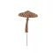 Deerfoot mushroom laser-cut, cut-away garden decoration 27 cm